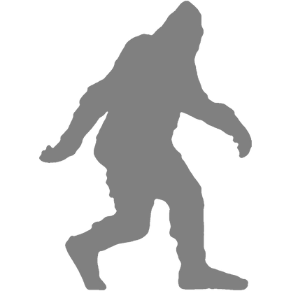 Bigfoot stroller, Sasquatch, Yeti, Walking Stickers
