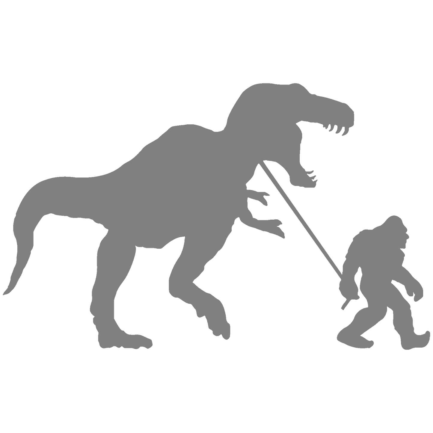 Dino Walker Bigfoot Sticker