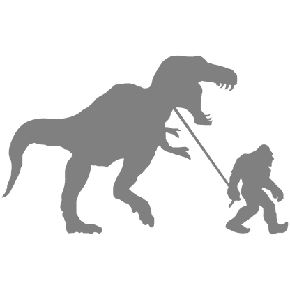 Dino Walker Bigfoot Sticker