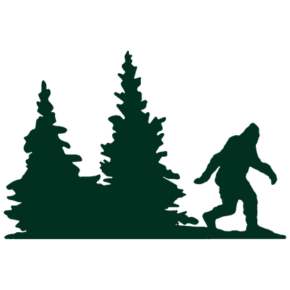 Bigfoot Windshield Stickers