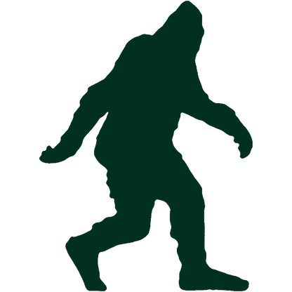 Bigfoot stroller, Sasquatch, Yeti, Walking Stickers