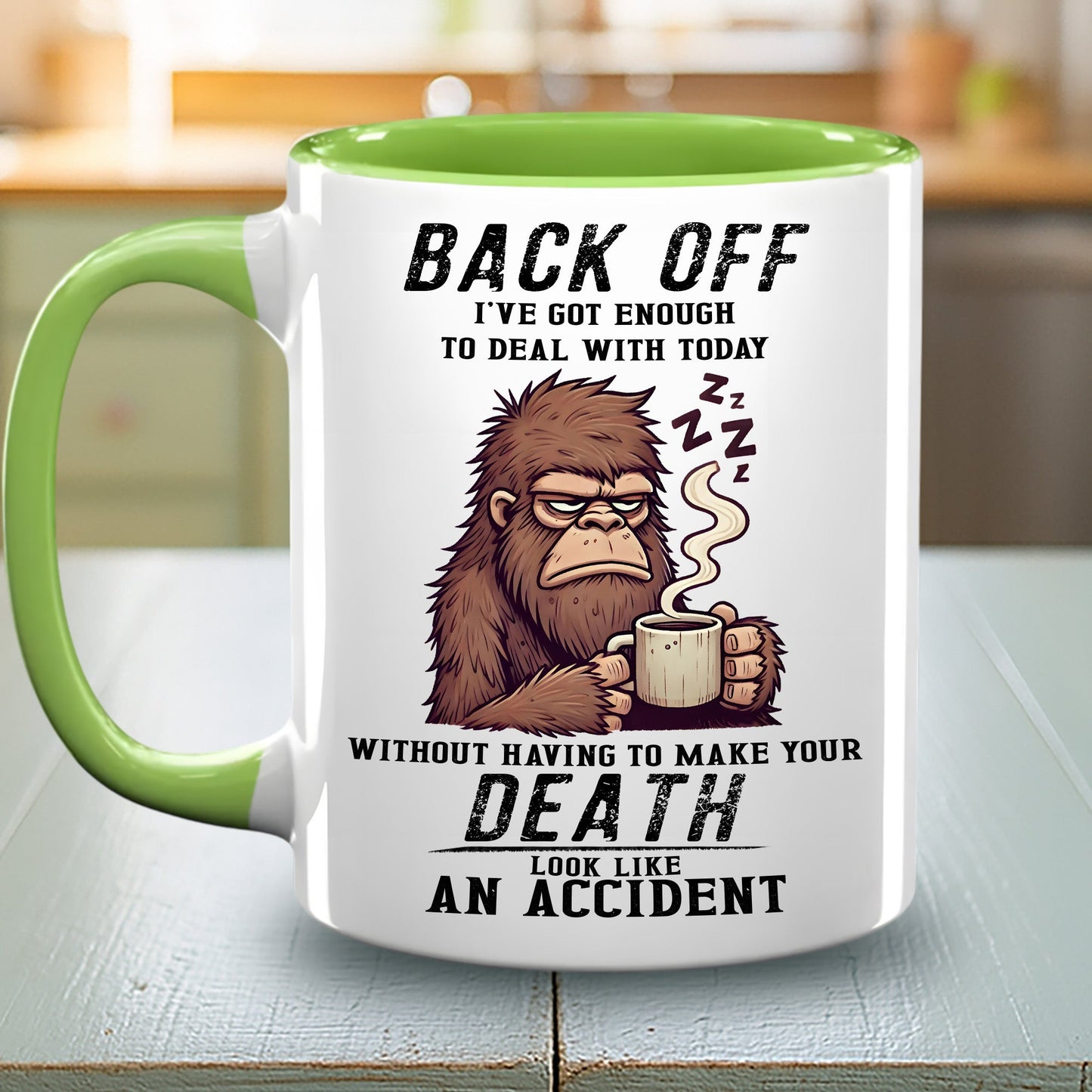Legendary Bigfoot – Personalized Funny Accent Mug