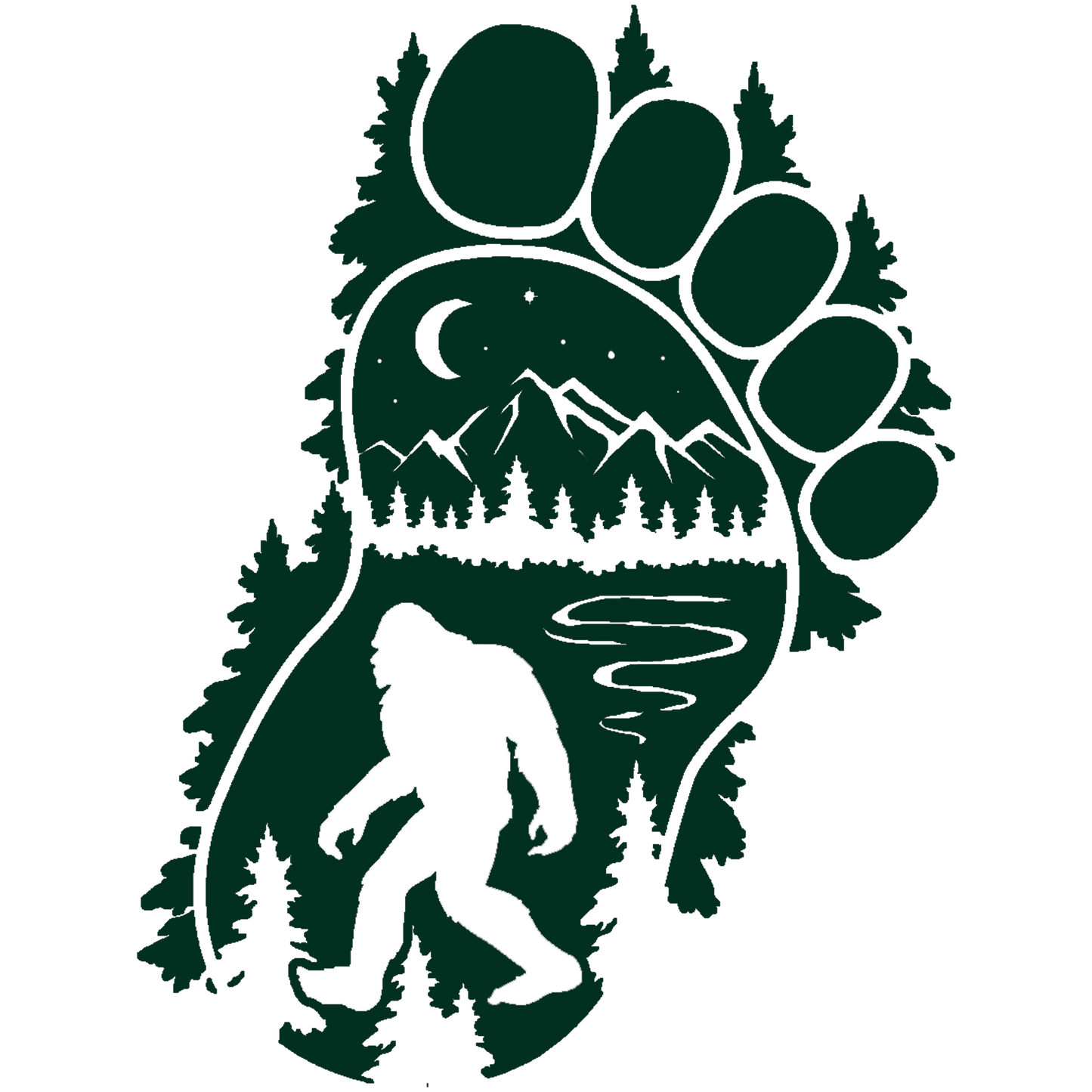 Bigfoot Trail Sticker