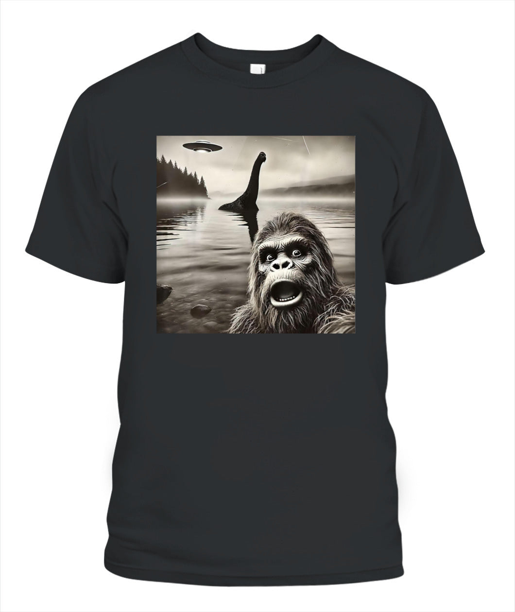 Loch Ness Witness – Bigfoot Selfie Shirt