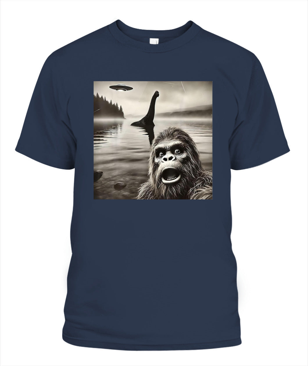 Loch Ness Witness – Bigfoot Selfie Shirt