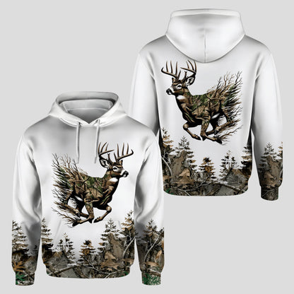 Personalized Deer Hunting Forest Hoodie and Leggings