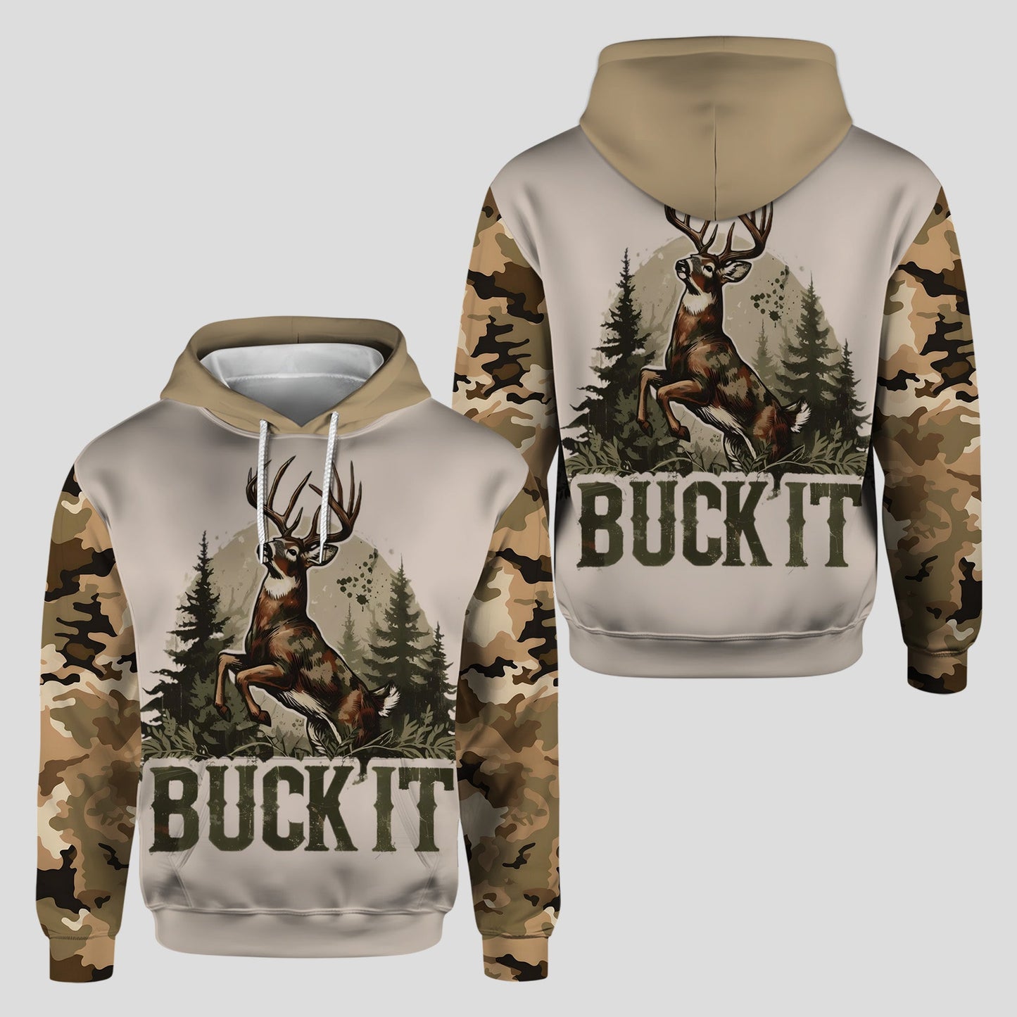 Buckle It – Personalized Hunting Hoodie and Sweatpants