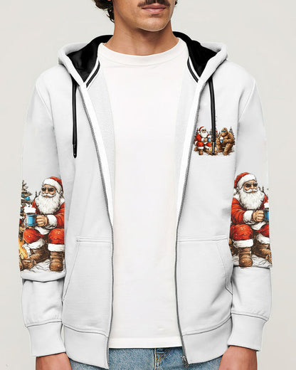 Merry Squatchmas – Funny Santa and Bigfoot Personalized Sasquatch All Over Print Shirt