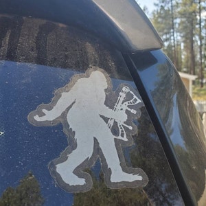 Sasquatch Bow Hunting Stickers
