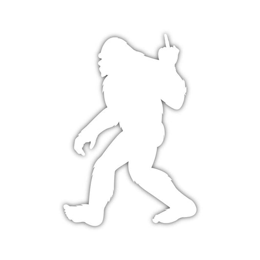 Bigfoot Middle Finger Sticker