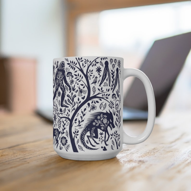 Chill & Don’t Care – Personalized Sasquatch Accent Mug