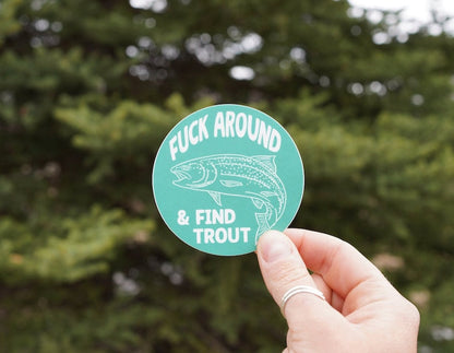 Funny Fishing Sticker