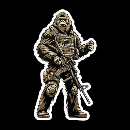 Tactical Bigfoot Warrior Stickers
