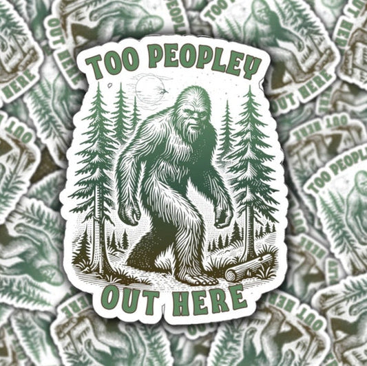 Too Peopley Introvert  Stickers