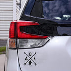 ADK Bigfoot Compass Arrow Sticker