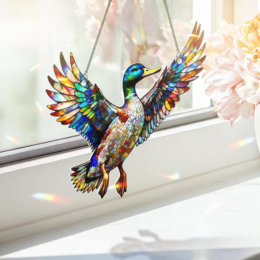 Mallard Duck Acrylic Window Hanging