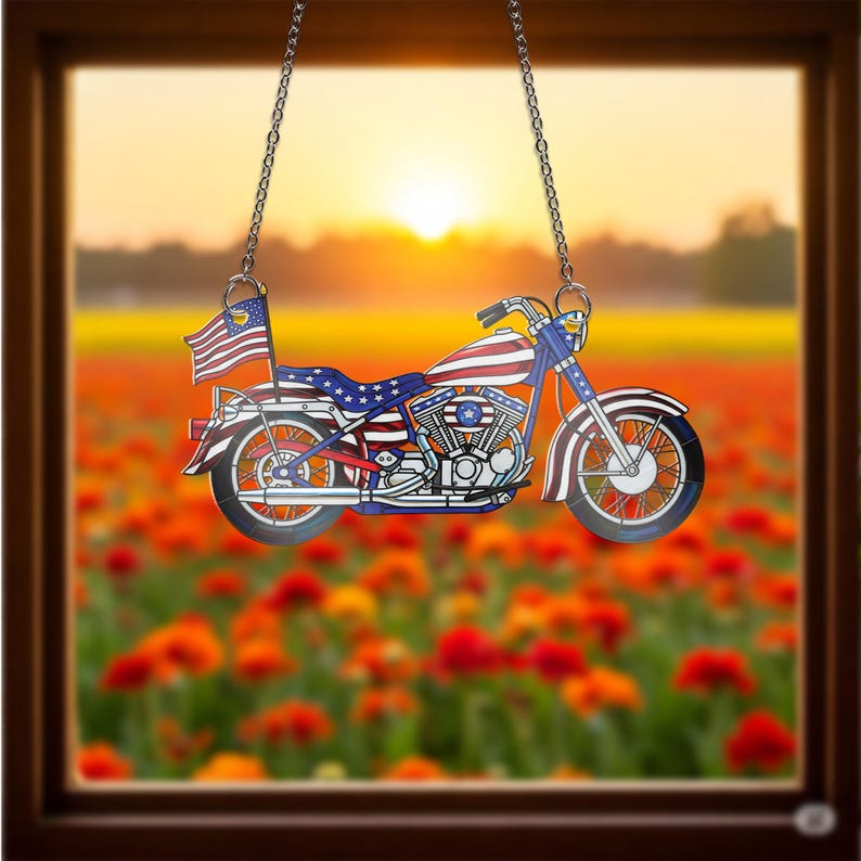 Cool Bike Window Hanging