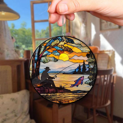 Fishing Lover Suncatcher