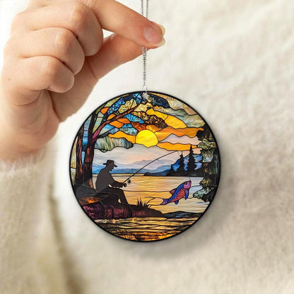Fishing Lover Suncatcher
