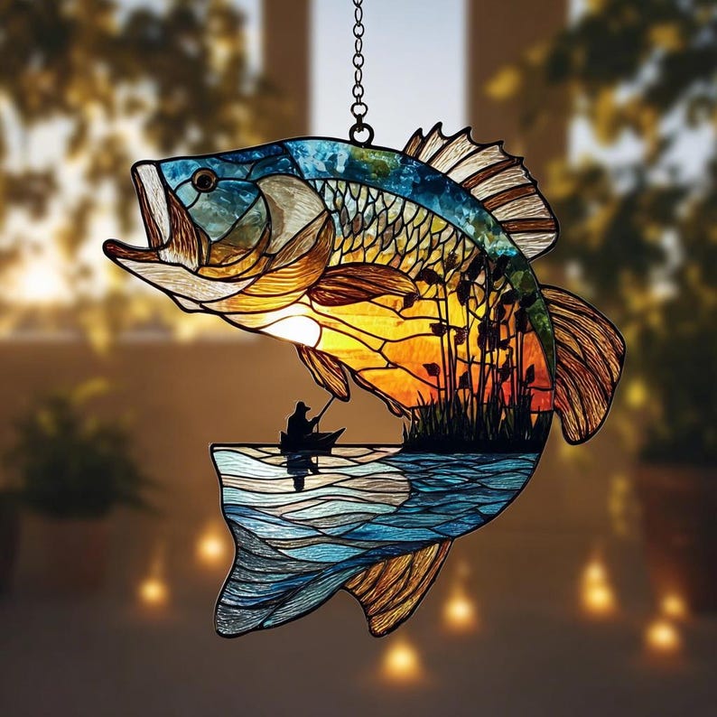 Bass Fish Acrylic Window