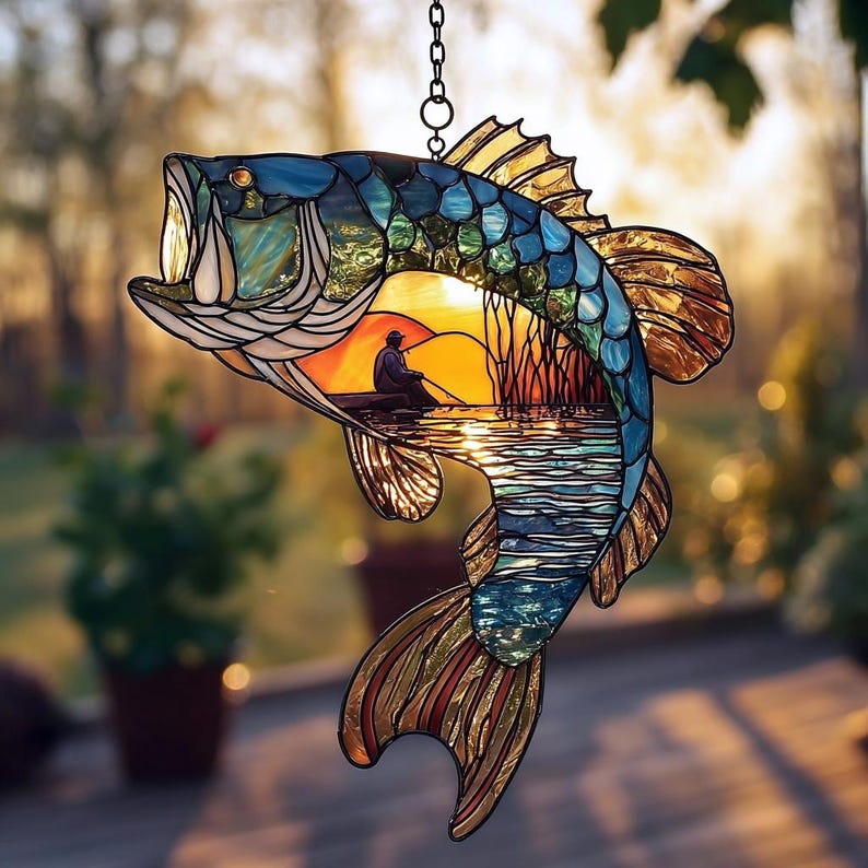 Bass Fish Acrylic Window