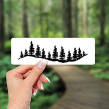 Ski Trees Adventure Outdoor Window Sticker
