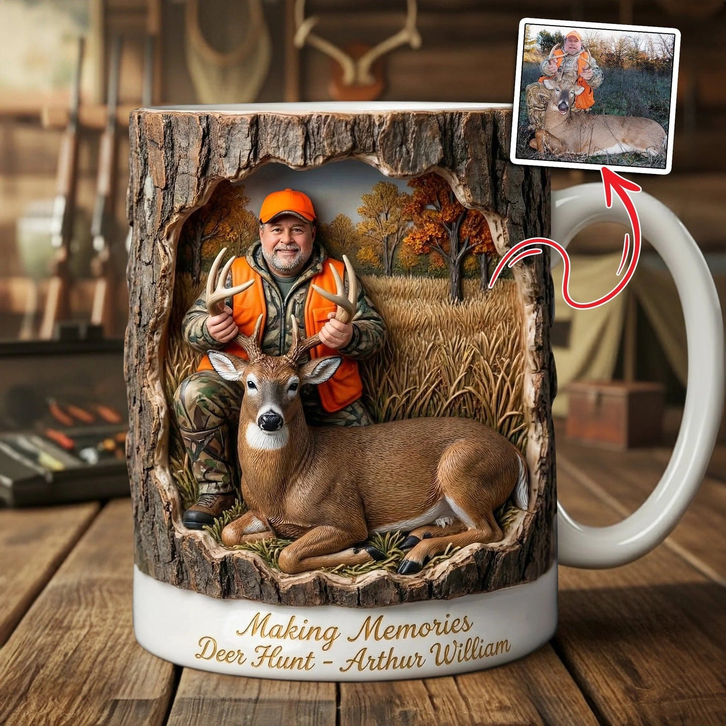 Hunting Life Coffee Mug - Personalized Custom Photo Gifts For Hunters