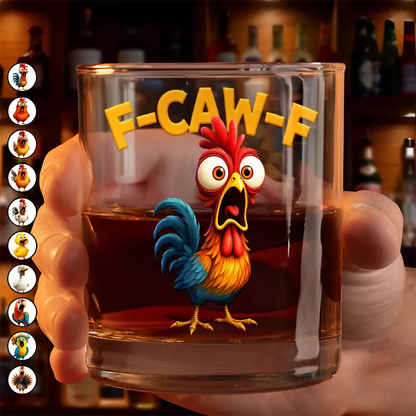 F Caw F Animal Funny - Animal Funny Whiskey Glass