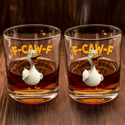 F Caw F Animal Funny - Animal Funny Whiskey Glass