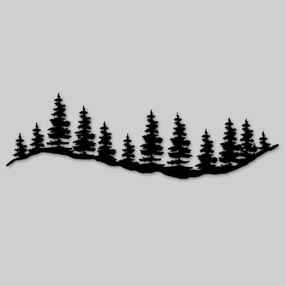 Ski Trees Adventure Outdoor Window Sticker