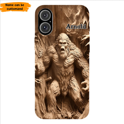 Bigfoot Legend in the Trees – Personalized Bigfoot Phone Case