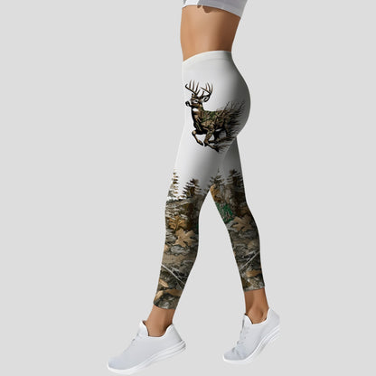 Personalized Deer Hunting Forest Hoodie and Leggings