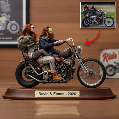 A Life on the Open Road – Personalized Motorcycle Acrylic Plaque