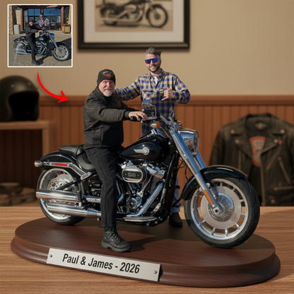 A Life on the Open Road – Personalized Motorcycle Acrylic Plaque