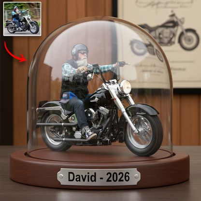 Life on Two Wheels – Personalized Photo Acrylic Plaque
