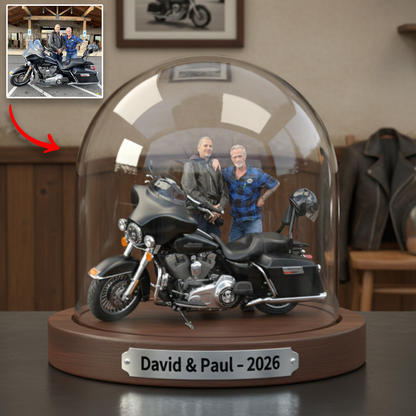 Life on Two Wheels – Personalized Photo Acrylic Plaque