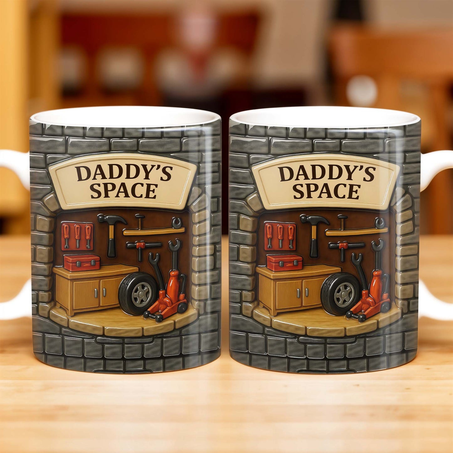 Personalized Garage Workshop White Mug