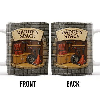 Personalized Garage Workshop White Mug