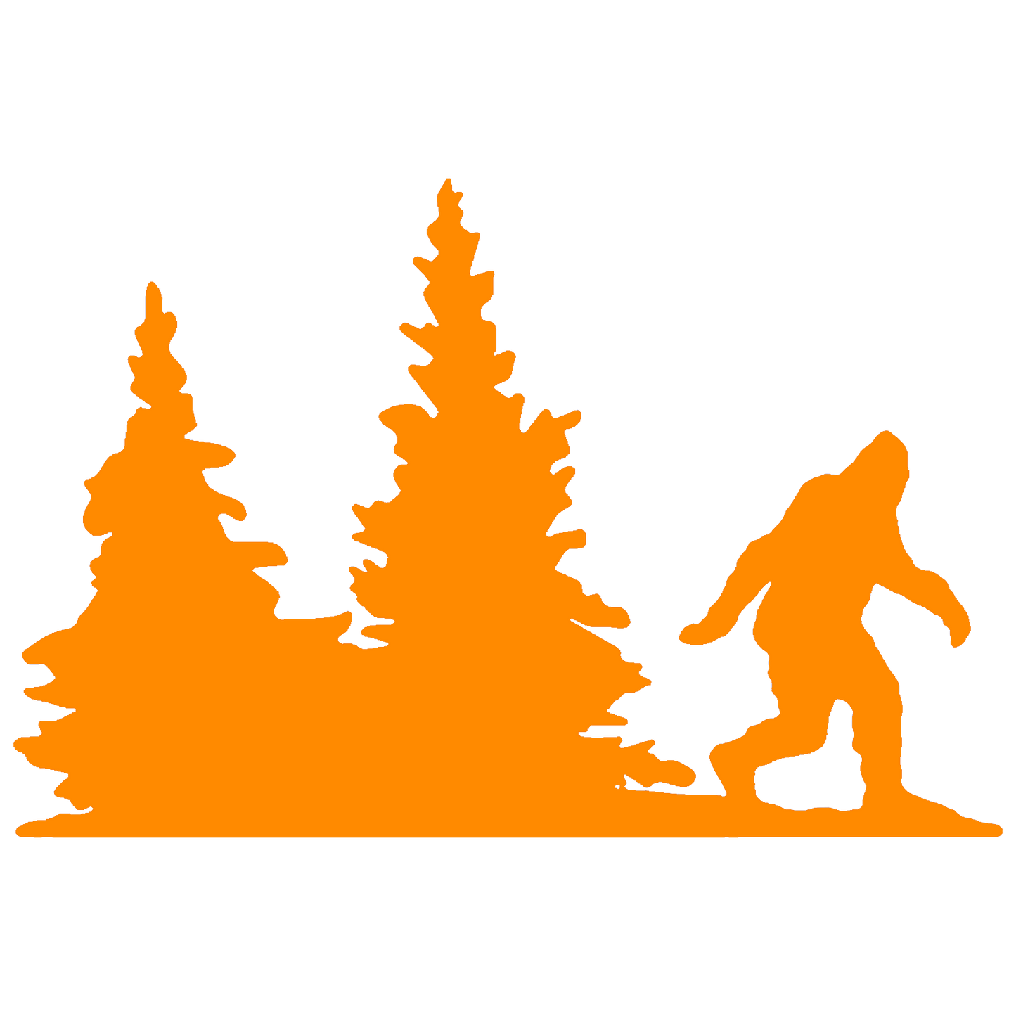 Bigfoot Windshield Stickers