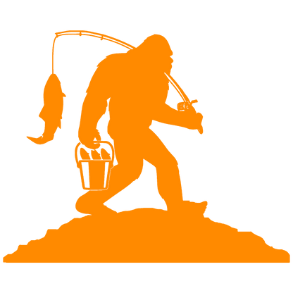Sasquatch Reel Time Sticker