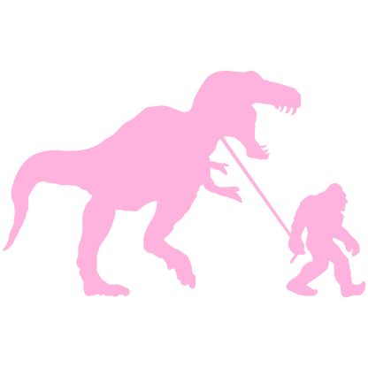 Dino Walker Bigfoot Sticker
