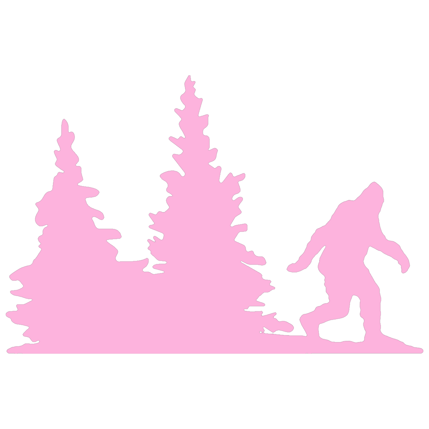 Bigfoot Windshield Stickers
