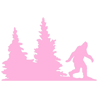 Bigfoot Windshield Stickers