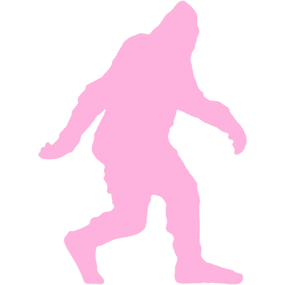 Bigfoot stroller, Sasquatch, Yeti, Walking Stickers