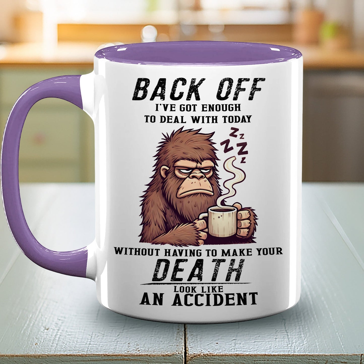 Legendary Bigfoot – Personalized Funny Accent Mug