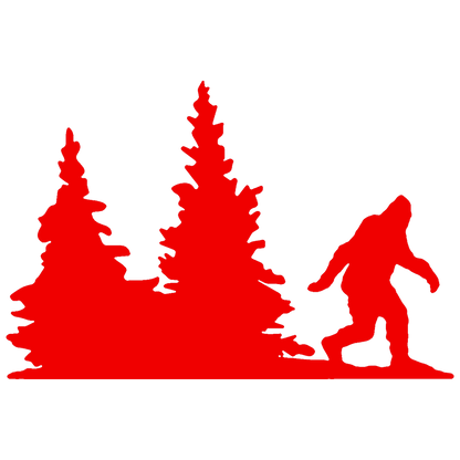 Bigfoot Windshield Stickers