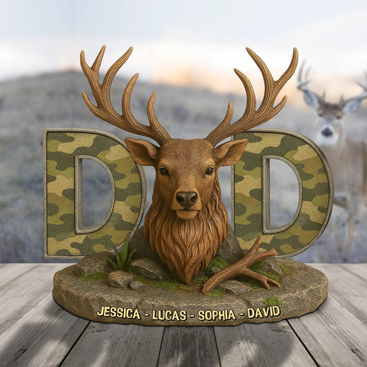 Hunting Deer Plaque Personalized Gifts For Dad