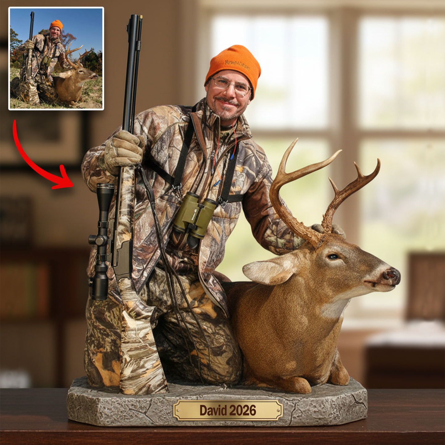 True Hunter Journey – Personalized Photo Acrylic Plaque