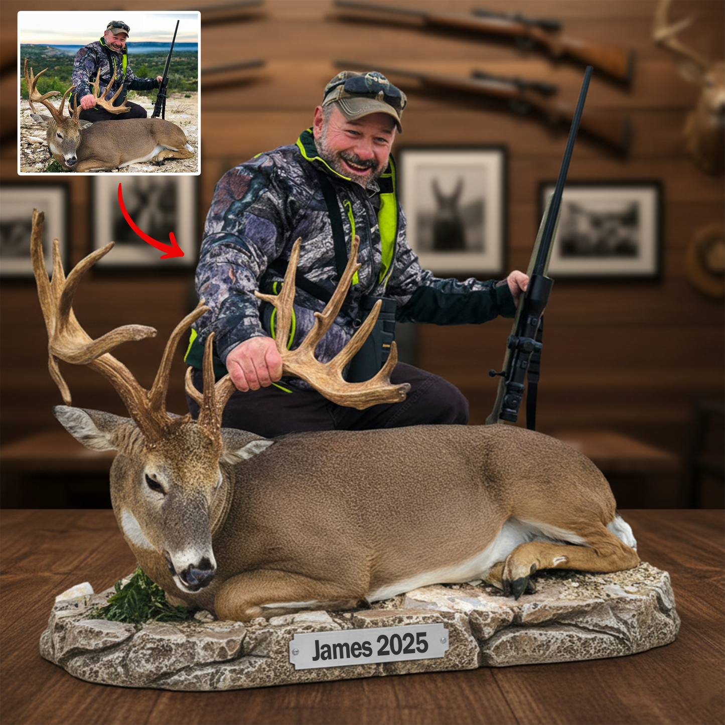 True Hunter Journey – Personalized Photo Acrylic Plaque