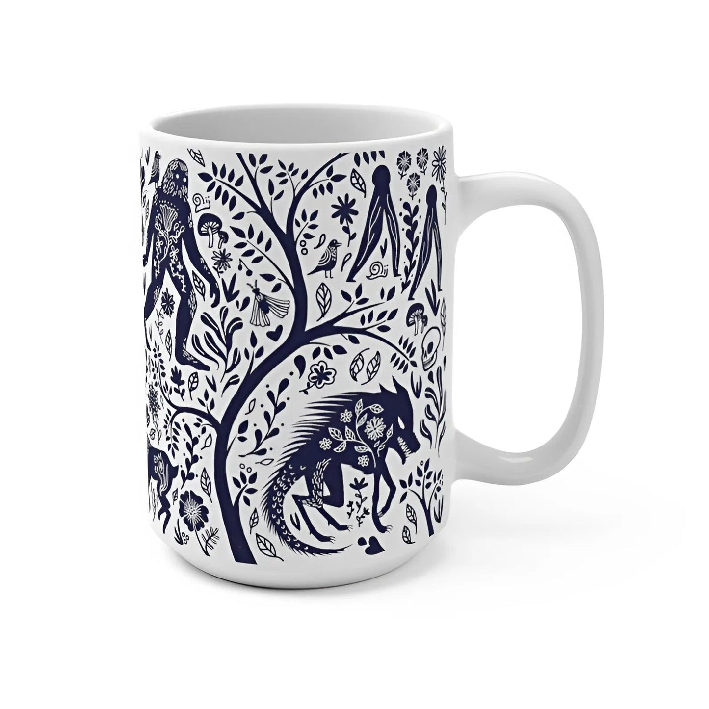 Chill & Don’t Care – Personalized Sasquatch Accent Mug